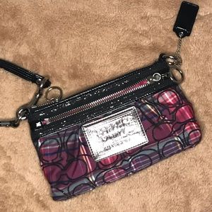Pink Coach Clutch
